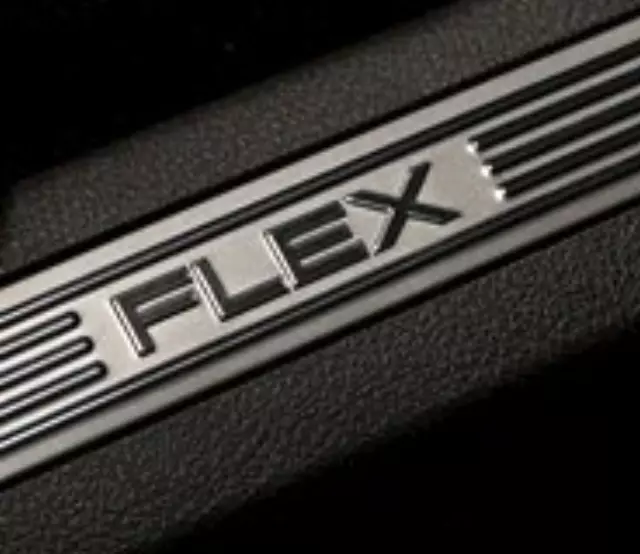 8A8Z7413209BB - Body: Door Sill Plates - Drivers Side Lt. Stone for Ford: Flex Image