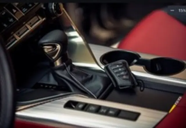 PT42000184LB - Security: Key Glove - Black W/Black Stitching - L Logo for Lexus: LX600, LX700h, RX350 Image