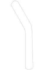 2196390394 - Side Panels: Hose Line for Mercedes-Benz: CLS500, CLS55 AMG, CLS550, CLS63 AMG Image