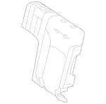 1669200916 - Rear Seat: Padding, Rr Seat Backrest for Mercedes-Benz Image