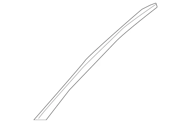 2306900939 - Covering and Lining: Rail for Mercedes-Benz: SL500, SL55 AMG, SL550, SL600, SL63 AMG, SL65 AMG Image image