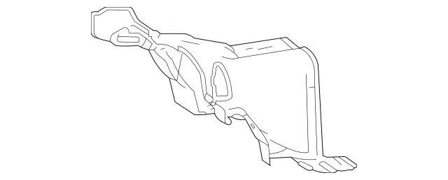 2476823101 - Exhaust System: Heat Shield for Mercedes-Benz: 180A, 180b, 220a, A220, A35 AMG, CLA250, CLA35 AMG, CLA45 AMG, CLA45 AMG S, GLA250, GLA35 AMG, GLA45 AMG, GLB250, GLB35 AMG Image image