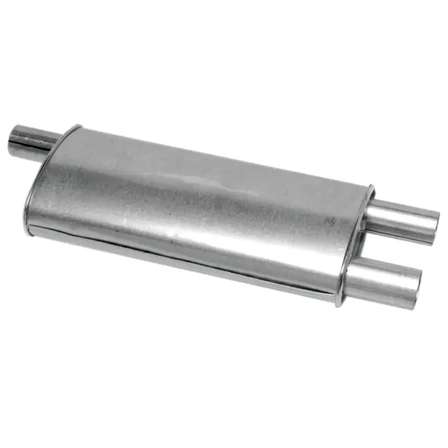17839 - : SoundFX Universal Universal Exhaust Muffler 2.25" Inlet (ID) 2" Outlet (ID) for Walker Exhaust Image
