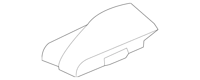 2780100467 - Chassis Sheet Metal Parts/Air Intake: Cover for Mercedes-Benz: CL550, CLS550, E550, GL450, GL550, GLS550, Maybach S550, ML550, S500, S550, SL550 Image image