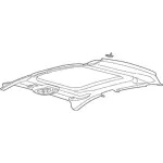 HP5Z5451916EB - Body: Headliner for Lincoln: MKZ Image