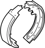 D40603JA0C - : Park Brake Shoes for Infiniti Image