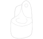 2108300114 - : Holder for Mercedes-Benz: G55 AMG, G550, G63 AMG Image