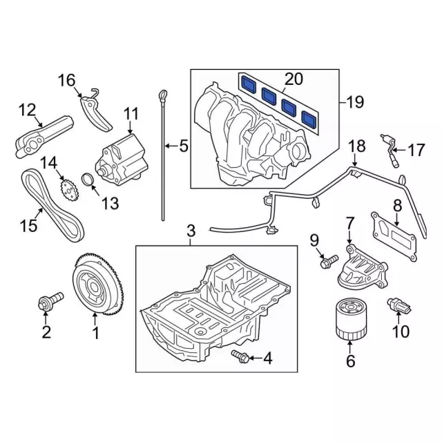 DS7Z-9424-L - Intake Manifold 2013-2020 Ford | Ford Parts Direct DS7Z-9424-L - Intake Manifold 2013-2020 Ford | Ford Parts Direct