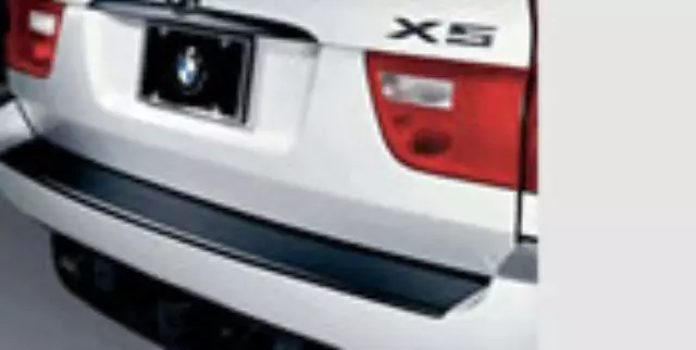 51140403325 - Exterior: Rear Bumper Edge Protector - Sedan - Black for BMW: 328i, 328i xDrive, 335d, 335i, 335i xDrive Image