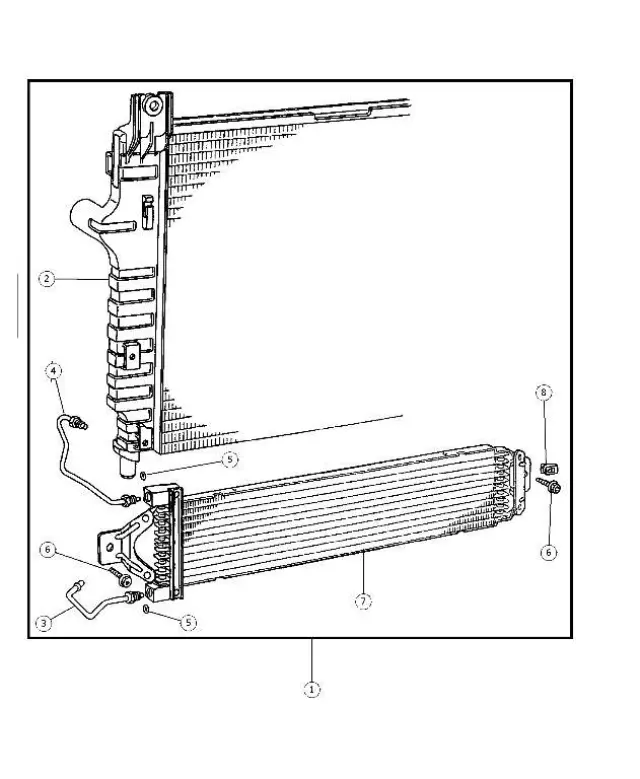 Engine Cooling Radiator - Mopar (52028818AD)