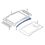 LJ8Z5850463AB - Body: Molding for Ford: Mustang Mach-E Image