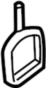 65617JL00C - Body: Lock Striker for Infiniti Image