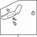 87380JJ70B - : Cushion Shield for INFINITI: G37 Image