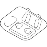 3L1Z78519A70CAB - Body: Overhead Console for Ford: Expedition Image