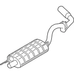 JL3Z5230K - : Muffler for Ford: F-150 Image