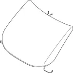 KT1Z5403100U - : Windshield for Ford: Transit Connect Image