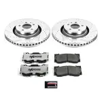 K680626 - : Z26 Street Performance Ceramic Brake Pad and Drilled &amp; Slotted Rotor Kit for PowerStop Image