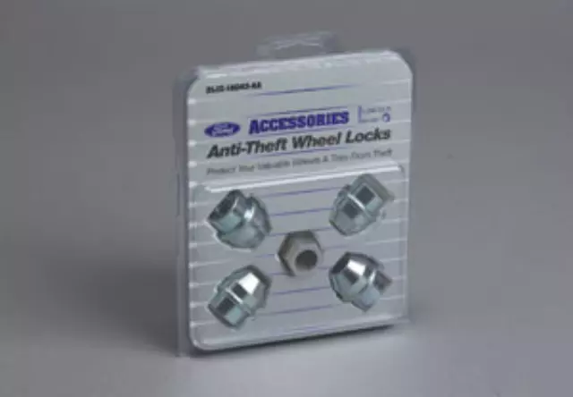 Wheel Locks, Zinc Plated For Hidden Lugs - FORD (f3sz1a043a)