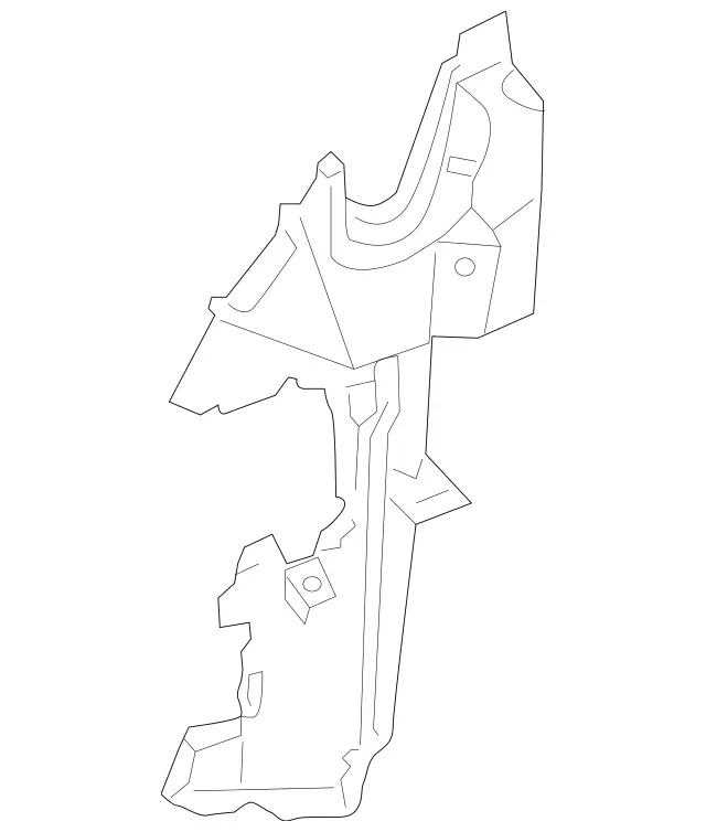 2305051730 - Cooling System: Baffle for Mercedes-Benz Image