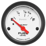 5718 - : GAUGE, FUEL LEVEL, 2 1/16", 16OE TO 158OF, ELEC, PHANTOM for AutoMeter Image