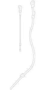 2740108810 - Engine: Guide Tube for Mercedes-Benz Image