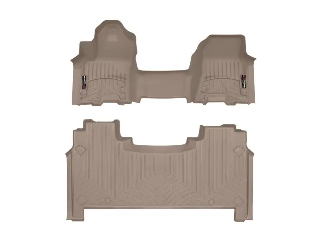 45189114514283 - Accessories: Front &amp; Rear Tan  FloorLiner™ DigitalFit® for WeatherTech Image
