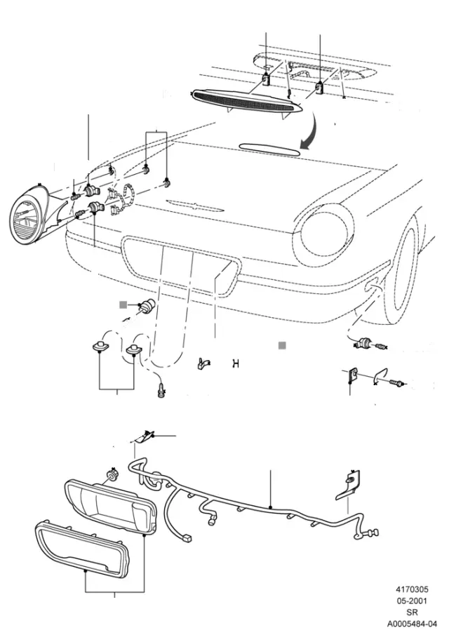 F5DZ13466B - Electrical: Tail Lamp Bulb for Ford Image