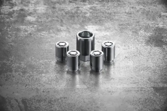 T99W2A7020 - Wheels: 2022-2026 Nissan Titan Frontier Wheel Locks Lug Nug Set Of 4 Black for Nissan: 350Z, Altima, Armada, Frontier, GT-R, Juke, LEAF, Pathfinder, Rogue, Sentra, TITAN, Versa, Xterra Image