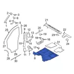 LK4Z6113046AG - Body: Carpet for Ford: Transit-150, Transit-350, Transit-350 HD Image