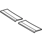 GR3Z6320000BC - Body: Stripe Tape for Ford: Mustang Image