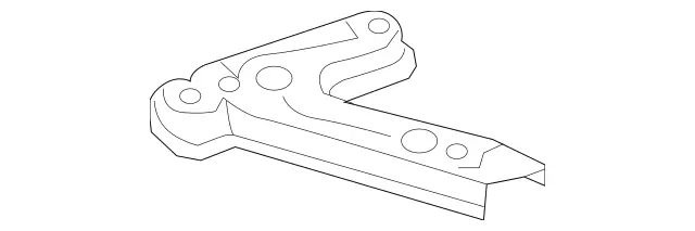 1643311040 - Front-End Assembly, Front Panel: Holder for Mercedes-Benz: GL320, GL450, GL550, GL63 AMG, GLE350, GLE400, GLE43 AMG, GLE450 AMG, GLE550e, GLE63 AMG, GLE63 AMG S, GLS450, GLS550, GLS63 AMG, ML320, ML350, ML400, ML450, ML500, ML550, ML63 AMG Image image
