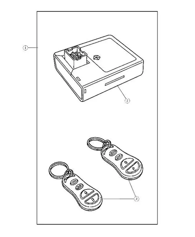 Keyless Entry Module Package - Mopar (82207153)