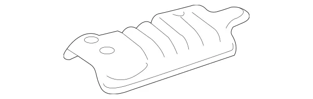 9064913830 - Exhaust: Heat Shield for Mercedes-Benz: Sprinter 2500, Sprinter 3500, Sprinter 3500XD, Sprinter 4500 Image image