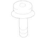 2039841129 - Rear Seat Bench: Screw for Mercedes-Benz: 180C, C230, C240, C280, C32 AMG, C320, C350, C55 AMG, CLK320, CLK350, CLK500, CLK55 AMG, CLK550, CLK63 AMG, SL500, SL55 AMG, SL550, SL600, SL63 AMG, SL65 AMG Image