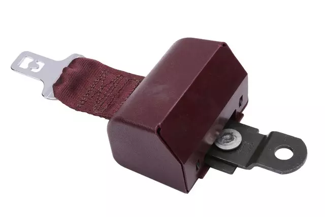12523917 - : Ruby Red Rear Center Seat Belt With Retractor for GM Image