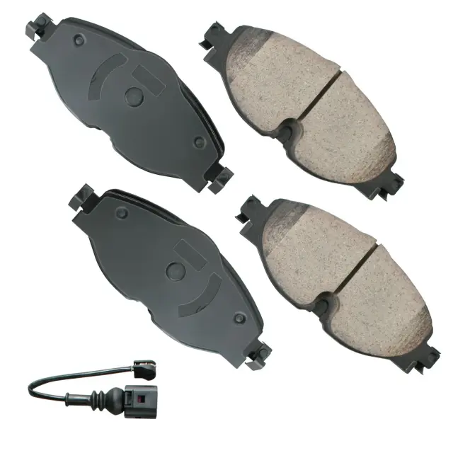 EUR1760 - Brake: Akebono EURO Ultra Premium Ceramic Disc Brake Pad Kit for AKEBONO Image