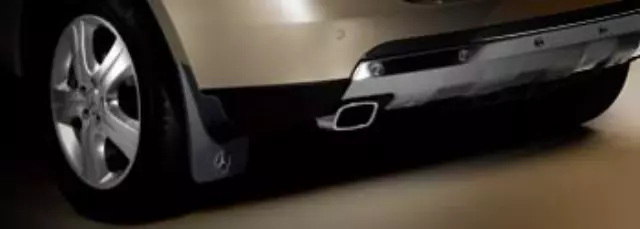 66528229 - Exterior: Mud Flaps - Black Set Of 2 - Rear for Mercedes-Benz Image