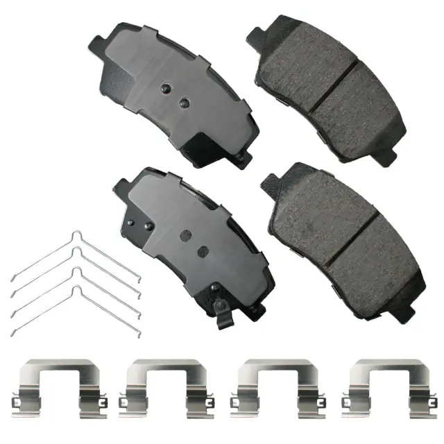 ACT1912 - Brake: Akebono ProACT Ultra Premium Ceramic Disc Brake Pad Kit for AKEBONO Image