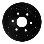 63348036R - : DFC Brake Rotor - Drilled and Slotted - Black for DYNAMIC FRICTION Image