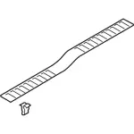 FL3Z1813209AA - Body: Scuff Plate for Ford: F-150, F-250 Super Duty, F-350 Super Duty Image