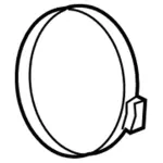 FR3Z9C632F - : Engine Air Duct Clamp for Ford: Mustang Image