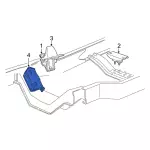 F2UZ6028B - Engine: Mount Bracket for Ford Image