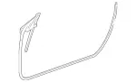 1727200178 - Front Doors: Door Sealing, Circumf for Mercedes-Benz Image