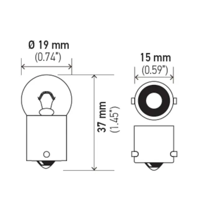 5008SB - Lighting &amp; Lamps: Hella Dome Light Bulb for Hella Image