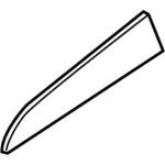 BA1Z7804338DA - Body: Trim Molding for Lincoln: MKX Image