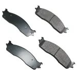 ACT965 - : Akebono ProACT Ultra Premium Ceramic Disc Brake Pad Kit for AKEBONO Image