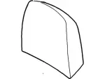 BL3Z18501A04MB - Body: Headrest Cover for Ford Image