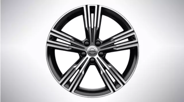 32143049 - : 19-Inch 5-Multi Spoke Black Diamond Cut Alloy for Volvo: S60, V60, V60 Cross Country Image
