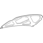 YC3Z16738AA - Body: Insulator for Ford Image