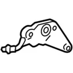 9L3Z1867412A - Body: Latch for Ford: F-150 Image